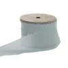 Ribbon Chiffon Frayed Edge Wood Spool Whispy Blue (48mmx20m)