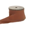 Ribbon Chiffon Frayed Edge Wood Spool Burnished (48mmx20m)