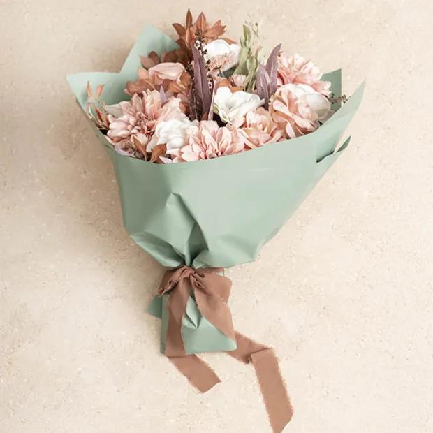 Ribbon Chiffon Frayed Edge Wood Spool Muddy Paws (48mmx20m)