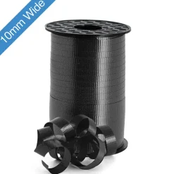 Ribbon Curling 10mm Black (10mmx100m)