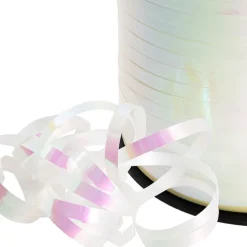 Ribbon Curling 5mm Metallic Iridescent White (5mmx450m)