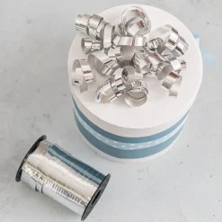 Ribbon Curling 10mm Metallic Silver (10mmx100m)
