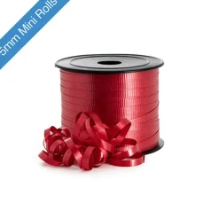 Ribbon Curling 5mm Mini Roll Red (5mmx85m)