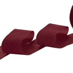 Ribbon Deluxe Velvet Cut Edge Deep Red (50mmx20m)