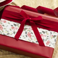 Ribbon Deluxe Velvet Cut Edge Red (15mmx20m)