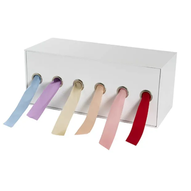 Ribbon Dispenser Box White (36x15x15cmH)