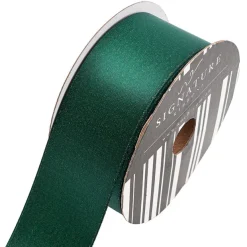 Ribbon Double Face Satin Shimmer Forest Green (38mmx20m)