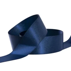 Ribbon Double Face Satin Shimmer Navy Blue (38mmx20m)