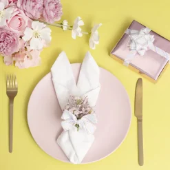 Ribbon Grosgrain Pastel Delight on White (25mmx25m)