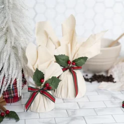 Ribbon Grosgrain Traditional Red Green Gold (15mmx20m)