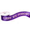 Ribbon Lest We Forget Violet (50mmx15m)