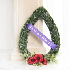 Ribbon Lest We Forget Violet (50mmx15m)