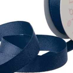 Ribbon Plain Grosgrain Navy (25mmx20m)