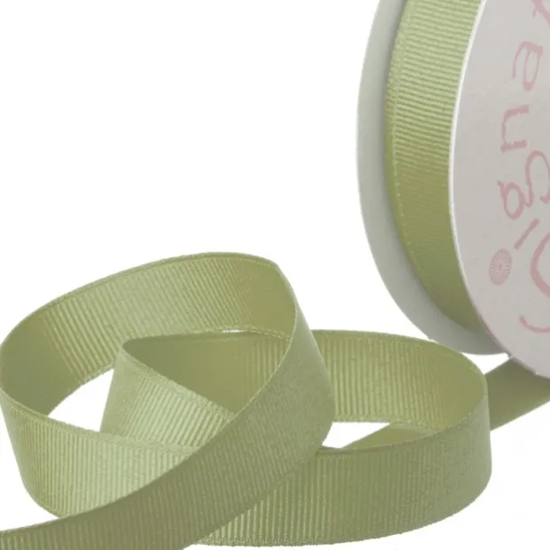 Ribbon Plain Grosgrain Sage (15mmx20m)