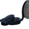 Ribbon Premium Plush Velvet Woven Edge Navy Blue (25mmx20m)