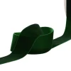 Ribbon Premium Plush Velvet Woven Forest Green (50mmx20m)