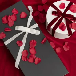 Ribbon Premium Plush Velvet Woven Edge White (25mmx20m)