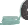 Ribbon Premium Plush Velvet Woven Edge Misty Blue (15mmx20m)