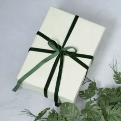 Ribbon Premium Plush Velvet Woven Forest Green (10mmx20m)