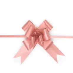 Ribbon Pull Bow Baby Pink (32mmx53cm) Pack 25