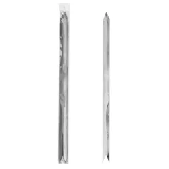 Ribbon Pull Bow Metallic Silver (32mmx53cm) Pack 25