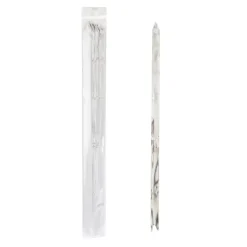 Ribbon Pull Bow Metallic Silver (18mmx53cm) Pack 25