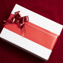 Ribbon Pull Bow Metallic Red (18mmx53cm) Pack 25