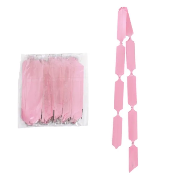 Ribbon Pull Bow Pom Pom Baby Pink (32mmx12.5cm) Pack 5