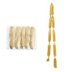 Ribbon Pull Bow Pom Pom Gold (18mmx8.75cmD) Pack 5