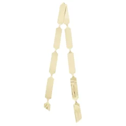 Ribbon Pull Bow Pom Pom Metallic Gold (18mmx8.75cmD) Pack 5