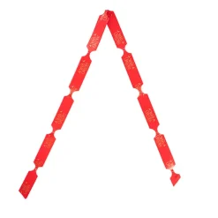 Ribbon Pull Bow Pom Pom Merry Christmas Pk5 (30mmx12.5cm)