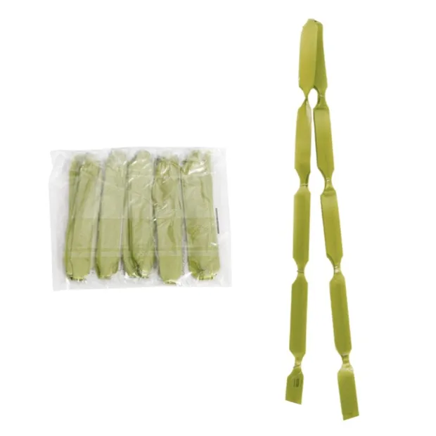 Ribbon Pull Bow Pom Pom Moss (18mmx8.75cmD) Pack 5