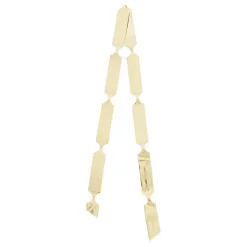 Ribbon Pull Bow Pom Pom Metallic Gold (32mmx12.5cm) Pack 5