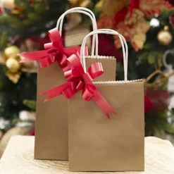 Ribbon Pull Bow Red (18mmx53cm) Pack 25