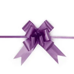 Ribbon Pull Bow Violet (32mmx53cm) Pack 25