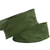 Ribbon Rustic Linen Wire Edge Brunswick Green (60mmx20m)