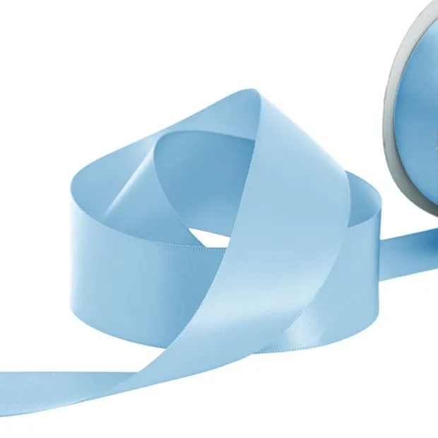 Ribbon Satin Deluxe Double Faced Sky Blue (38mmx25m)
