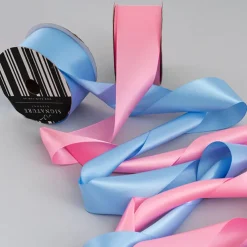 Ribbon Satin Deluxe Double Faced Mid Pink (50mmx25m)