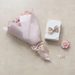 Ribbon Satin Deluxe Double Faced Rose Gold (38mmx25m)