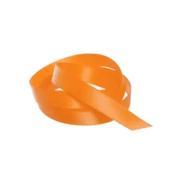 Ribbon Satin Deluxe Double Faced Orange (10mmx25m)
