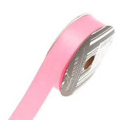 Ribbon Satin Deluxe Double Faced Mid Pink (25mmx25m)