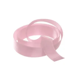 Ribbon Satin Deluxe Double Faced Dusty Pink (15mmx25m)