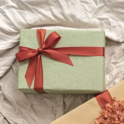 Ribbon Satin Deluxe Double Faced Rust (25mmx25m)