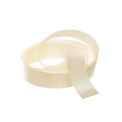 Ribbon Satin Deluxe Double Faced Ivory (15mmx25m)