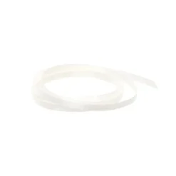 Ribbon Satin Deluxe Double Faced Bridal White (3mmx50m)