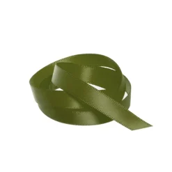 Ribbon Satin Deluxe Double Faced Olive (10mmx25m)
