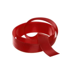 Ribbon Satin Deluxe Double Faced Rouge Red (15mmx25m)