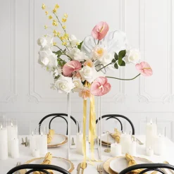 Ribbon Satin Deluxe Double Faced Mid Yellow (15mmx25m)