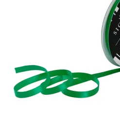 Ribbon Satin Deluxe Double Faced Emerald Green (6mmx25m)