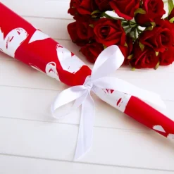 Ribbon Satin Deluxe Double Faced White (10mmx25m)